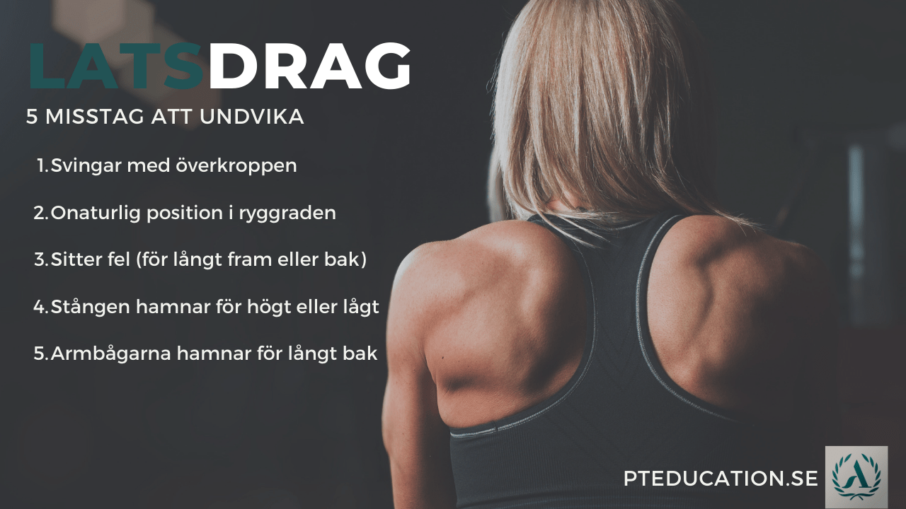 Latsdrag vanliga misstag