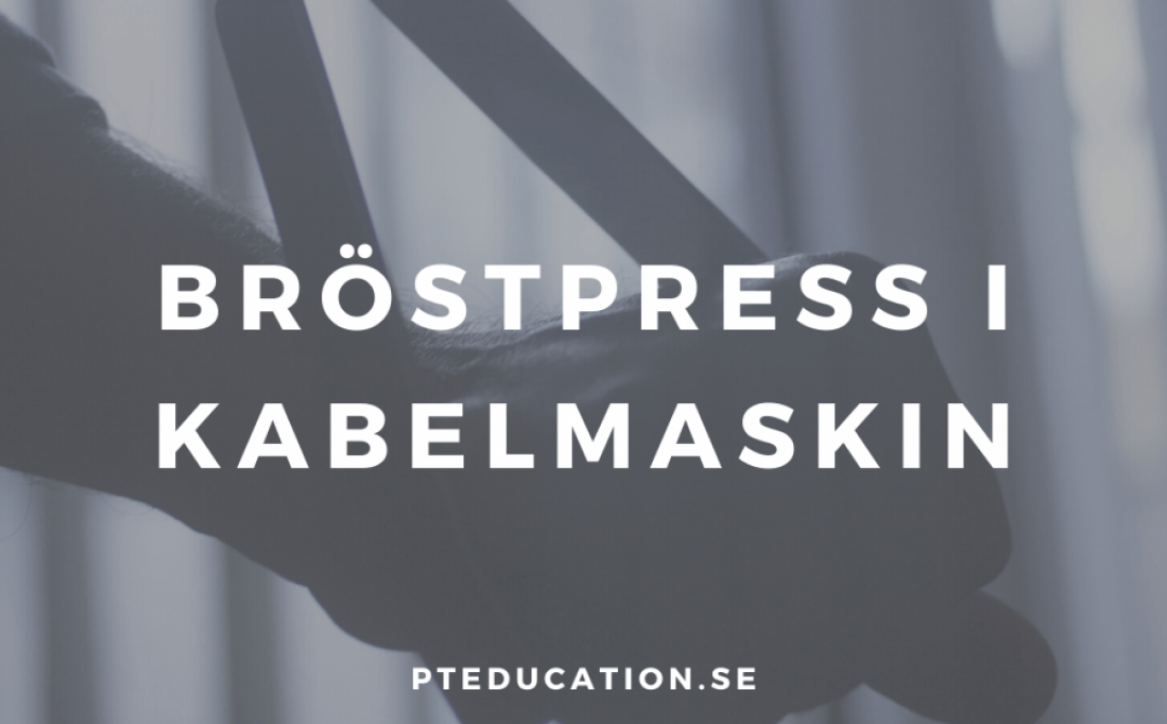 Bröstpress i kabelmaskin